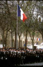 Cérémonie CRS drapeau