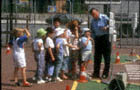 Policier et enfants
